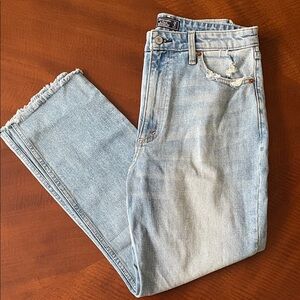 Abercrombie & Fitch Light Denim Straight Jeans